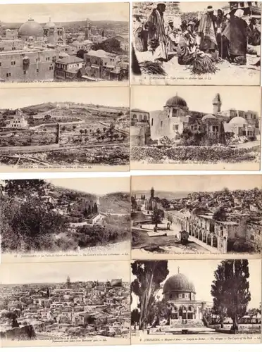 08110/ 8 Ak Jerusalem Israel um 1920