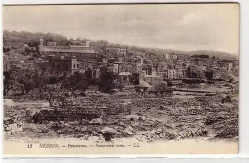 08104 Ak Hébron Israël Vue panoramique vers 1920