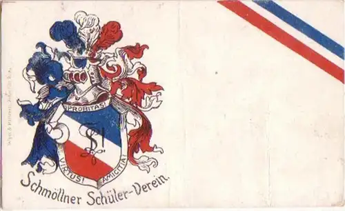 08085 Studentika Ak Schmöllner Schüler Verein um 1920