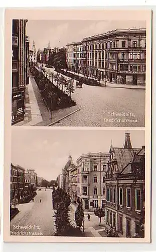 08075 Mehrbild Ak Schweidnitz Friedrichstrasse um 1930