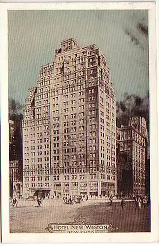 08064 Ak New York Hotel New Weston um 1930