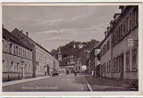08063 Feldpost Ak Homburg Saarbrückerstrasse 1940