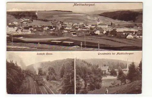 08054 Ak Marktschoorgast Plate-forme de coulée, etc. 1925