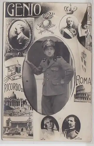 08023 Ak Genio Ricardo di Roma Italien um 1930