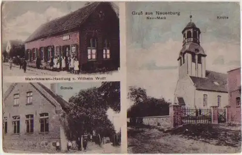 07972 Multi-image Ak Salutation de Neuchâtel Westpr. 1918