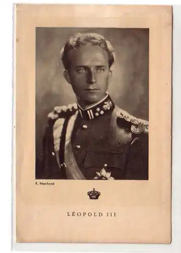 07942 Ak Belgien König Leopold III um 1935