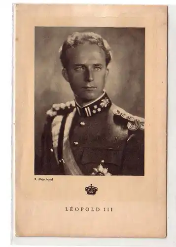 07942 Ak Belgique Roi Léopold III vers 1935