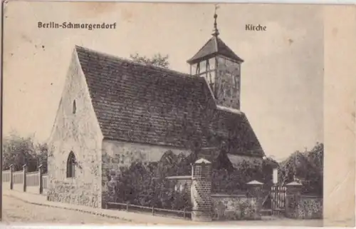 07933 Ak Berlin Sch Margendorf Kirche 1918