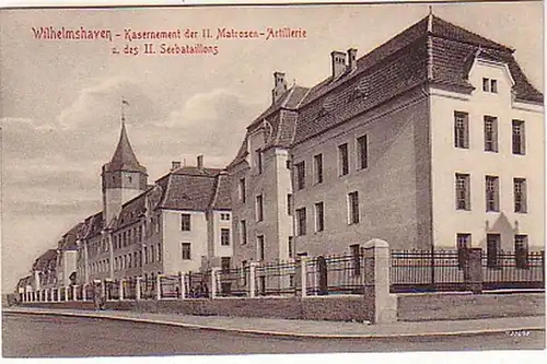 07884 Ak Wilhelmshaven Kasernen des Seebataillons 1906