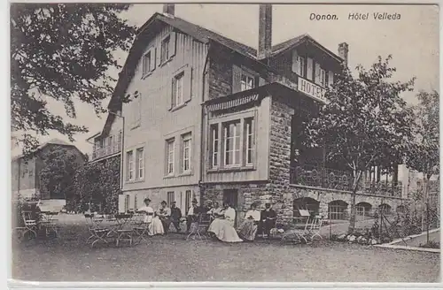 07868 Ak Donon à l'Hôtel Alsace Velleda 1913