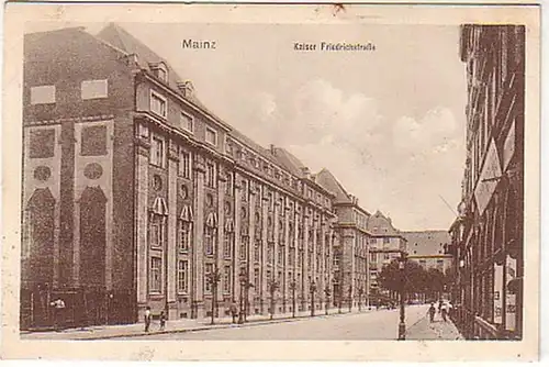 07867 Feldpost Ak Mainz Kaiser Friedrichstrasse 1917