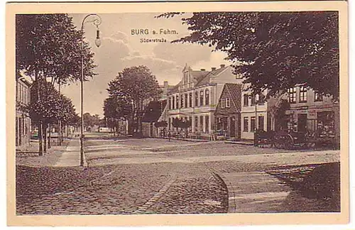 07865 Ak Burg auf Fehmarn Süderstrasse 1913