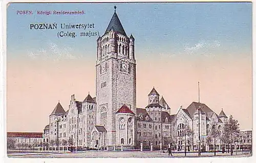 07853 Ak Posen königliches Residenzschloß um 1920