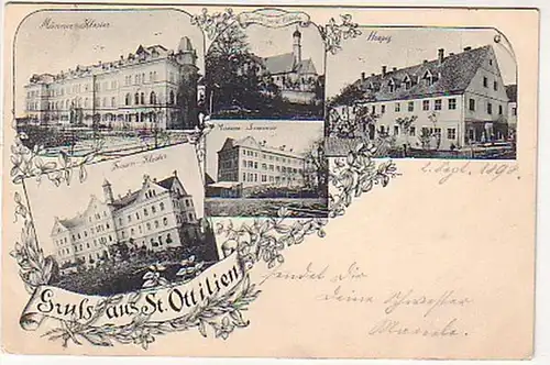 07852 Mehrbild Ak Gruss aus St. Otilien 1898