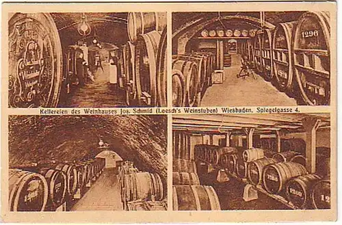 07839 Ak Wiesbaden Caves de la Maison du Vin vers 1930