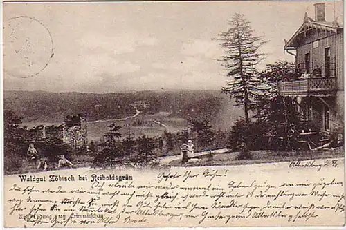 07828 Ak Forêt Zobischen au vert de Riftold 1899
