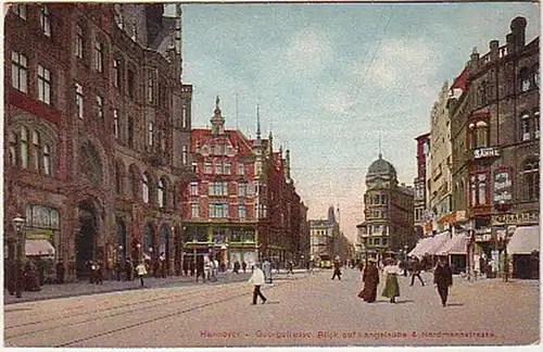 07811 Ak Hannover Langelaube & Nordmannstrasse 1908