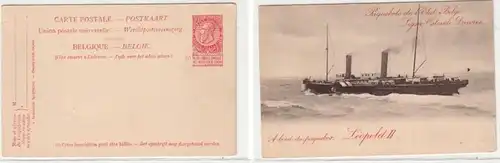 07809 Ganzsachen Ak Belgien Paketboot um 1910