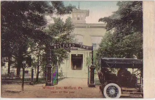 07794 Ak Milford Pa. USA Milford Inn um 1930