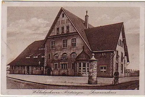 07782 Ak Wilhelmshaven Rüstringen Seemannshaus 1917