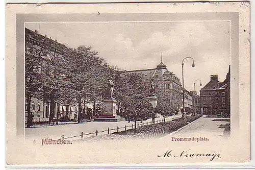07759 Ak München Promenadenplatz 1905