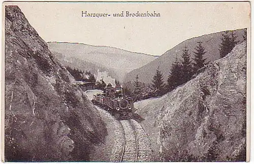 07751 Ak Harzquer- und Brockenbahn vers 1940