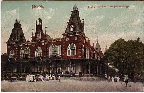 07735 Ak Bielefeld Schützenhaus auf dem Johannisberg