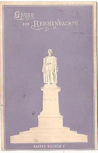 07723 Gröge Ak salutation de Reichenbach Kaiser Wilhelm 1905
