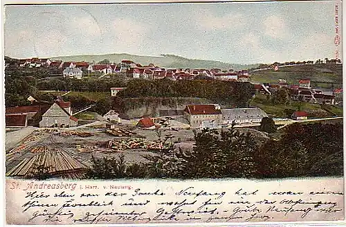 07696 Ak St. Andreasberg im Harz v. Neufang 1906