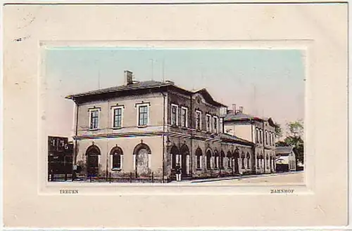 07692 Ak Treuen Bahnhof 1941