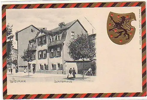 07685 Grage Ak Weimar Schillerhaus vers 1900