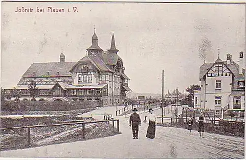 07681 Ak Jößnitz bei Plauen im Vogtland um 1910