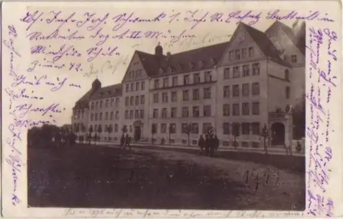 07673 Feldpost Ak München Schule als Kaserne 1914