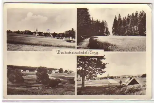 07651 Multi-image Ak Deutscheinsiedel Erzbeg.1956
