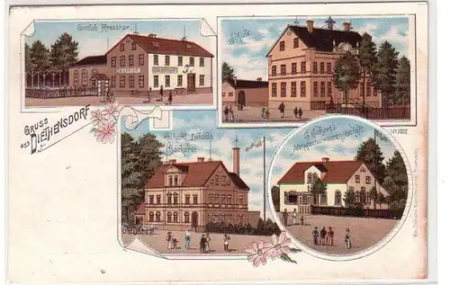 07629 Ak Lithographie Gruß aus Diethensdorf um 1900