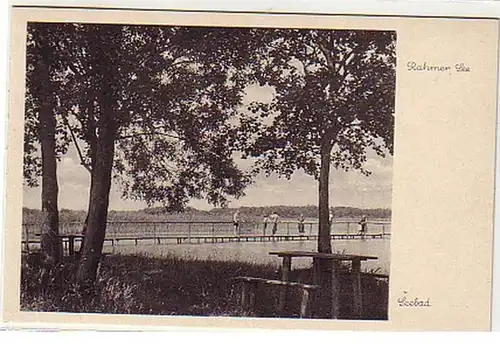 07628 Lac Ak Rahner avec bain de mer vers 1940