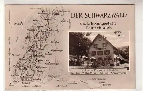 07626 Ak Raitbach Gasthaus Pension zum Hirschen 1971