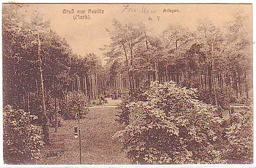 07602 Ak Gruß aus Beelitz (Mark) Anlagen 1919