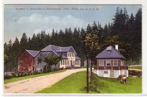 07595 Ak Gasthof zu Auerhahn bei Stüllerbach vers 1920