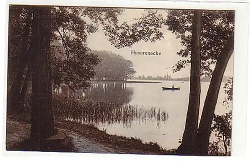 07574 Ak See "Husarenecke" bei Berlin um 1920