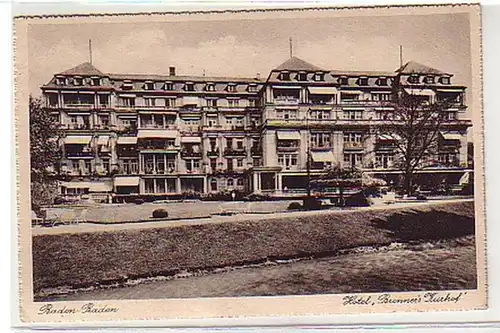 07541 Ak Baden Bad en Hôtel "Brenners Kurhof" 1935