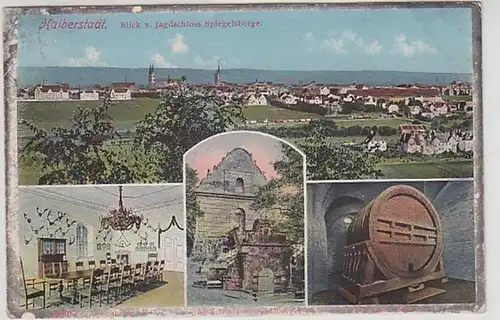 075220 Multi-image Ak Halberstadt Spiegelsberge 1915