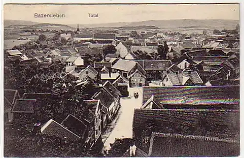 07516 Ak Badersleben Totalansicht um 1920