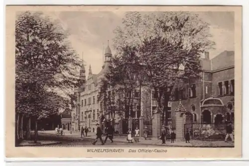 07502 Ak Wilhelmshaven das Offiziers-Casino 1918