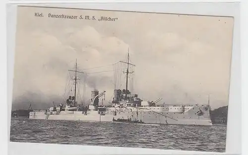 07460 Ak Kiel Panzerkreuzer S.M.S. "Blücher" um 1910