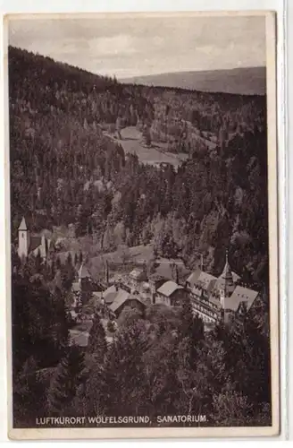 07415 Ak Luftkurort Wölfelsgrund Sanatorium 1929