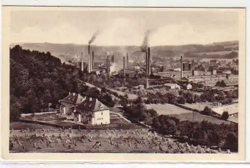 07403 Ak Freital et l'usine de fonte vers 1930