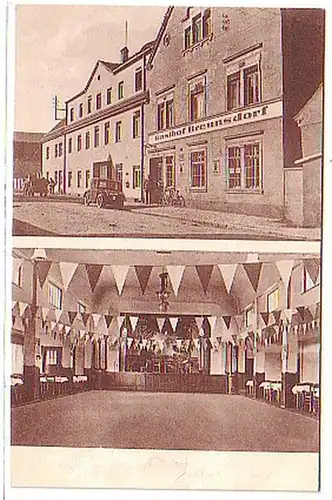 07345 Ak Gasthof Breunsdorf bei Kieritzsch um 1920