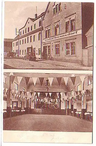 07345 Ak Gasthof Breunsdorf près de Kieritzsch vers 1920
