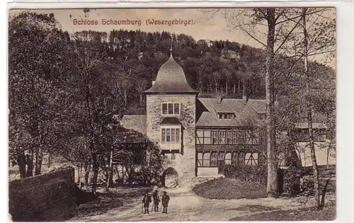 07326 Ak Schloss Schaumburg (Wesergebirge) 1914